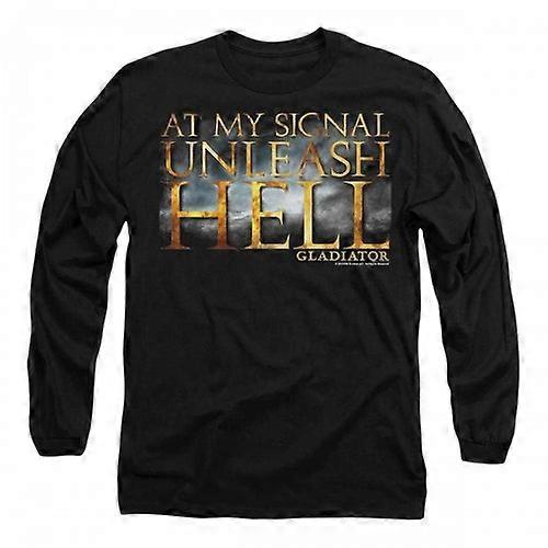 Gladiator Mens Unleash Hell Long-Sleeved T-Shirt