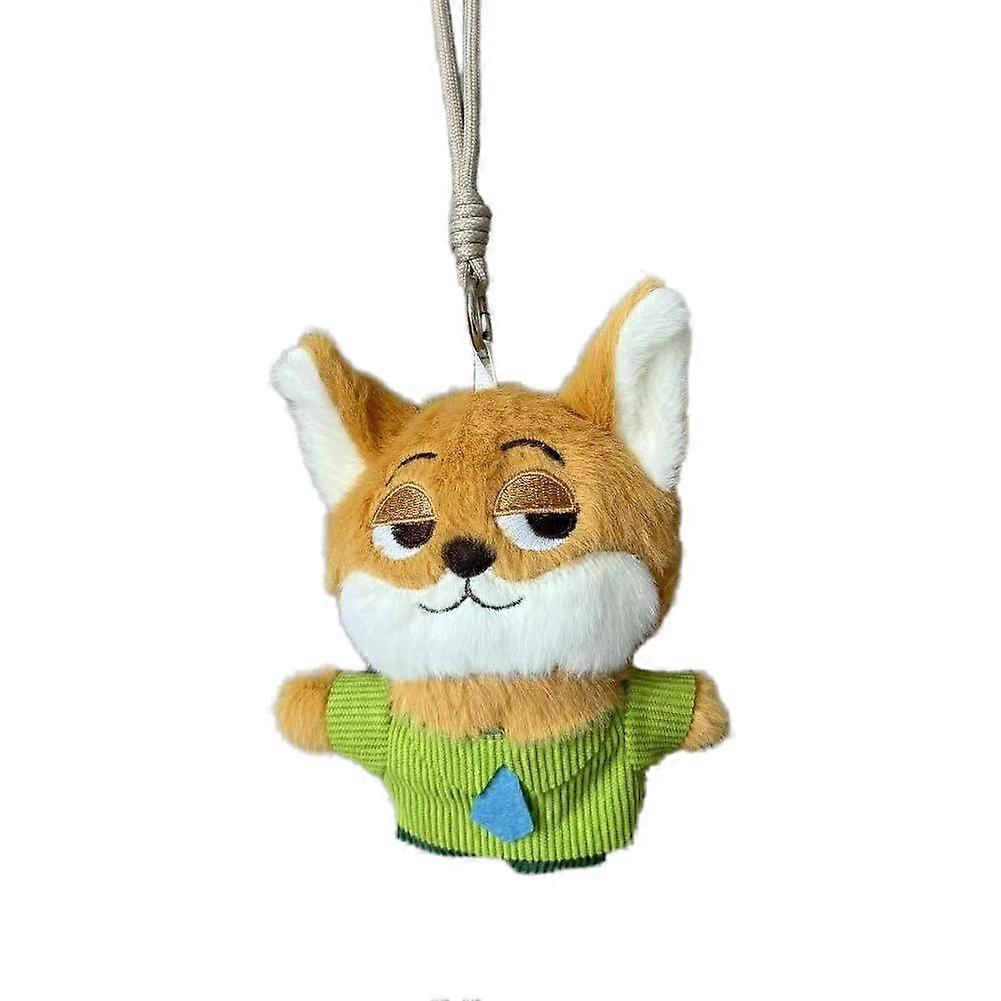 Zootopia Judy Hopps Nick Wilde Plush Keychain Backpack Charm Cute Gift