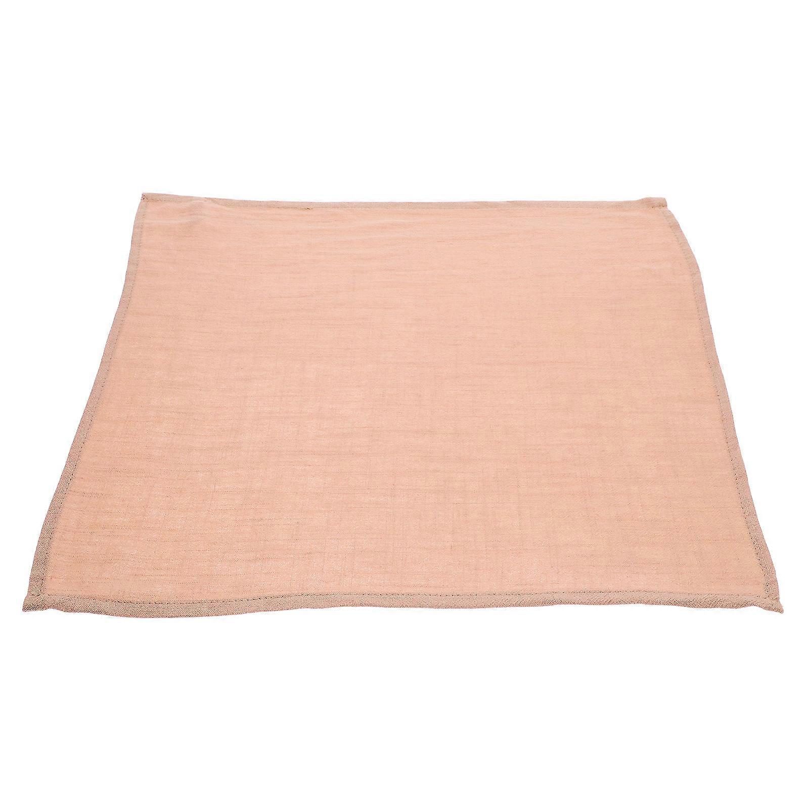 Khaki Fabric Table Napkin for Home Use Reusable