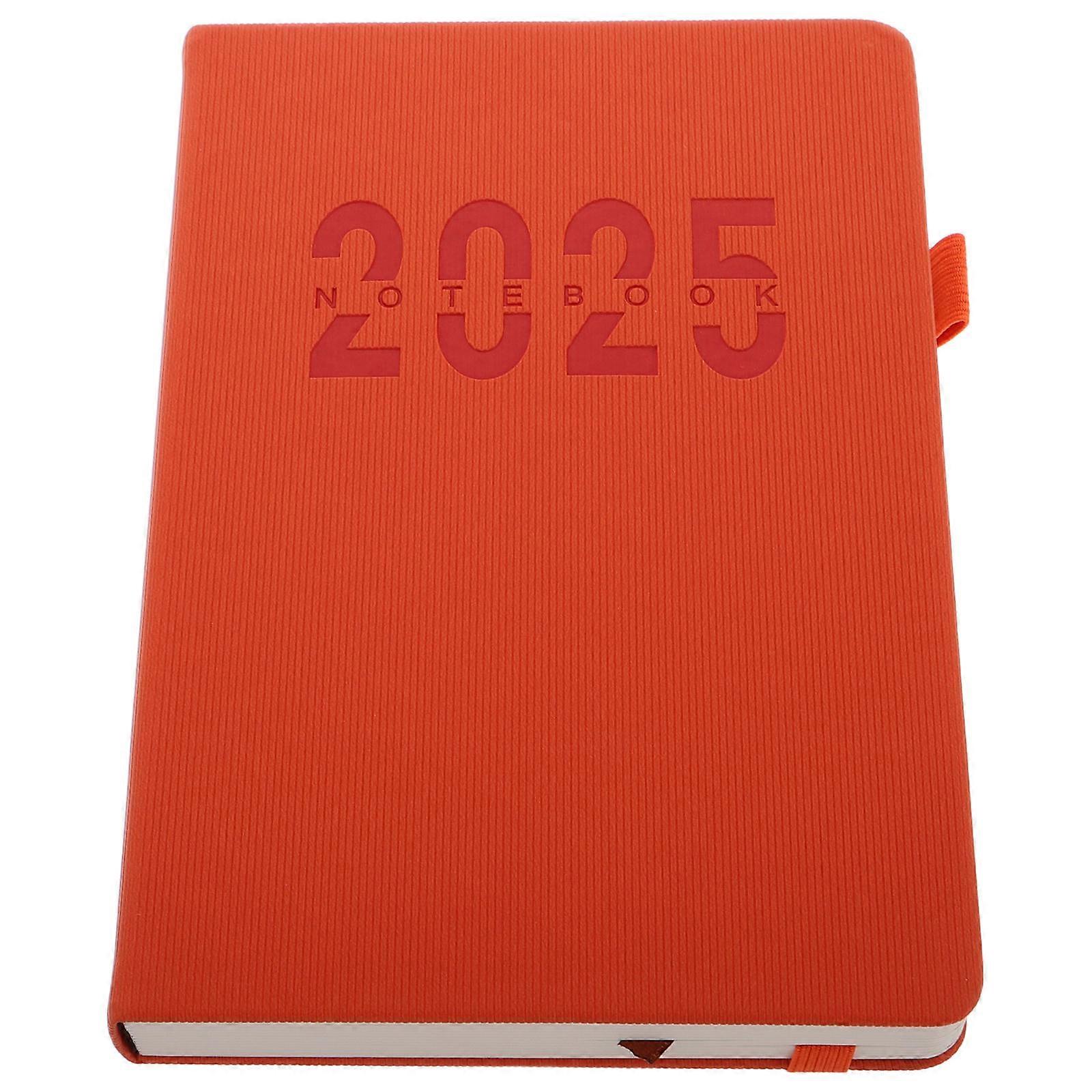 Hardcover 2025 Planner Notebook with Strap for Effective Time Management
