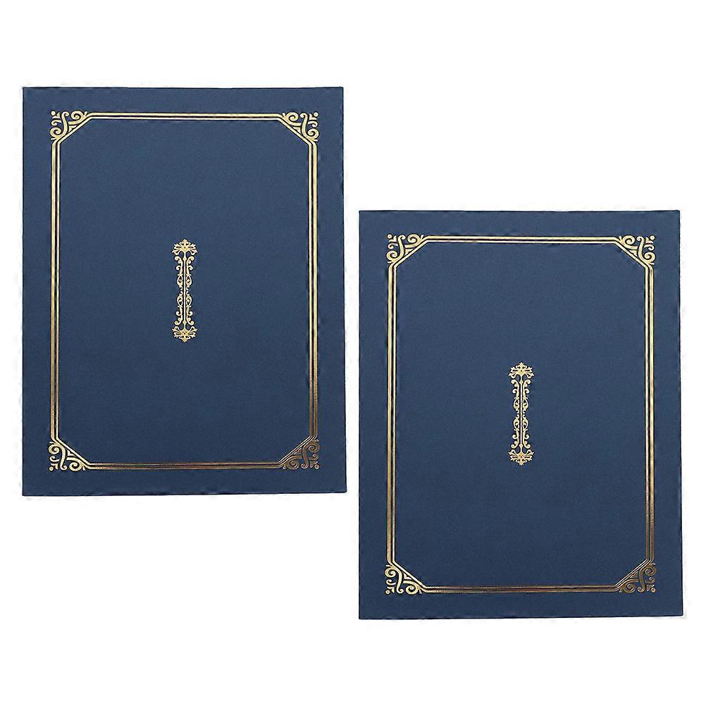 Certificate 2Pcs Diploma Covers for Presentation Folders with Paper Material