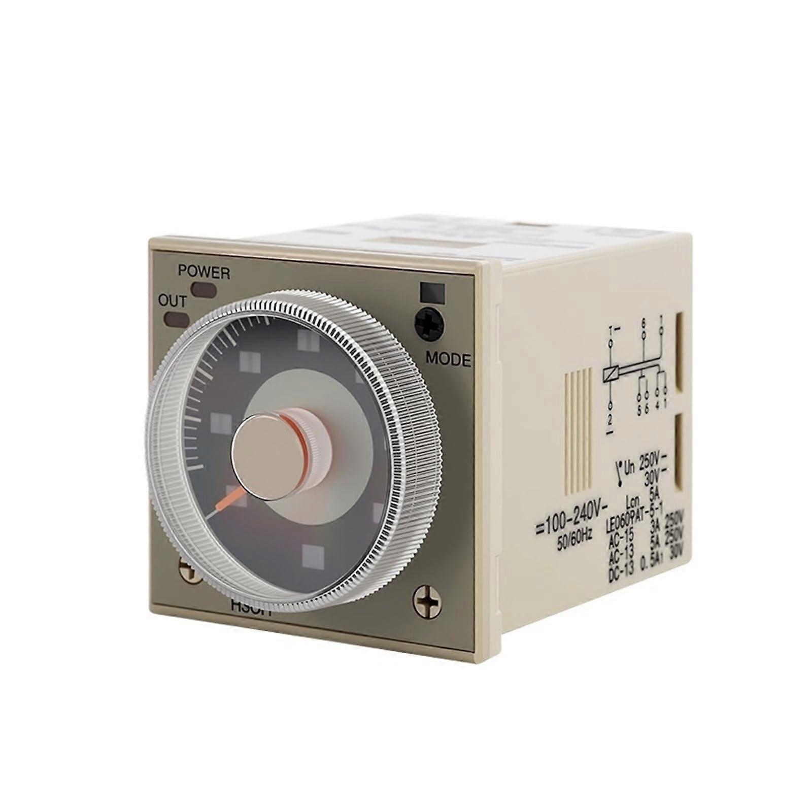 Time Relay Timer H3CrA8 PowerOn Delay with Power Failure Memory and Adjustable Cycle