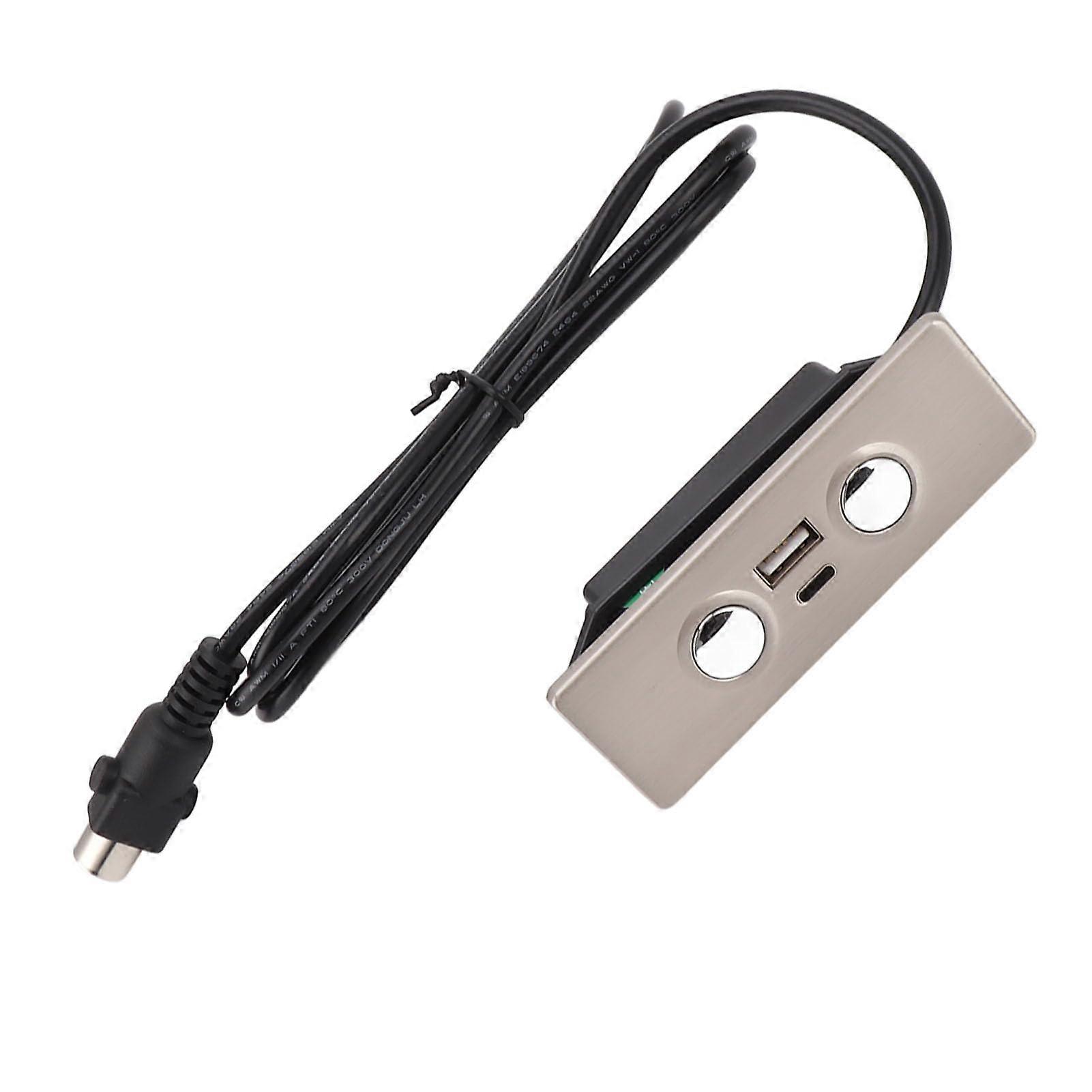 Lift Chair Remote Control with USB and Type C Charging, 5 Pin Power Recliner Hand Control Replacement