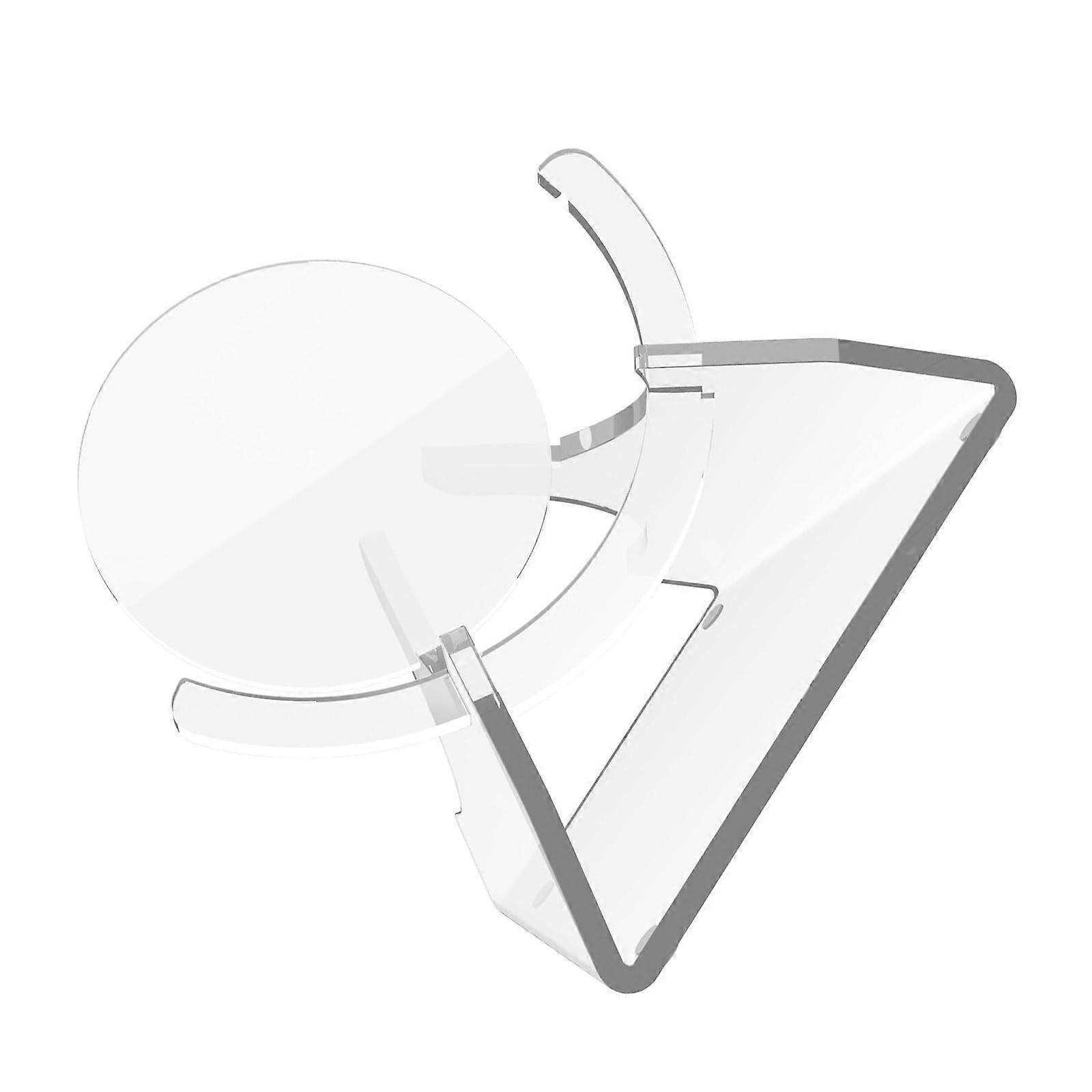 Acrylic Desktop Stand For Nest Speakers Transparent With Anti Slip Base And Cable Management Anti Tip For Nest Base