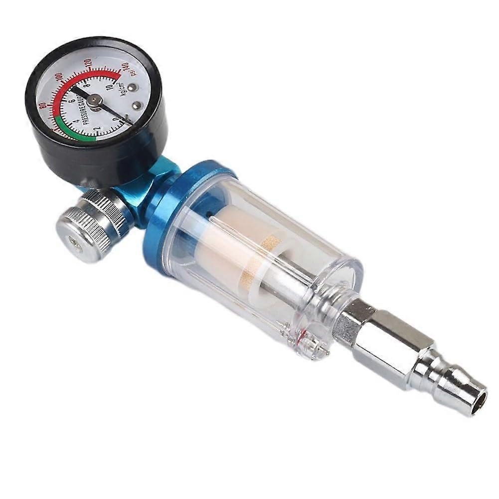 Airbrush Filter and Regulator with Transparent Bowl for Moisture Separation and Efficient Air Filtration