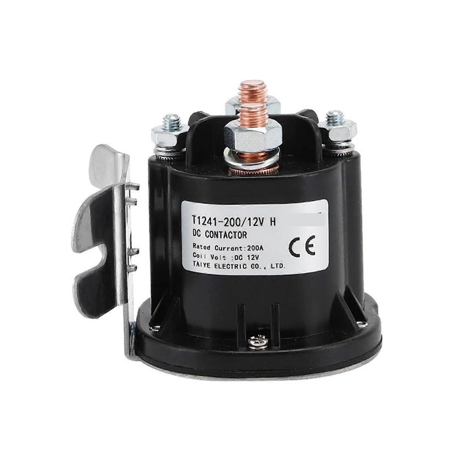 DC Contactor 48V 200A 1NO T1241-200 Heavy Duty Switching Relay for Industrial Applications