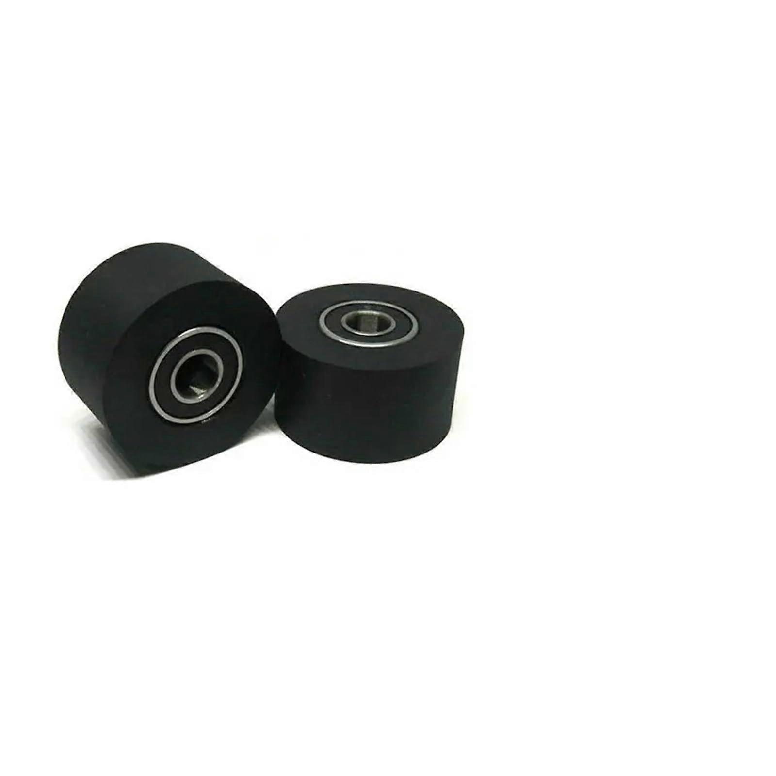 PU Coated Roller 8mm Inner Diameter 35mm Polyurethane Bearing Wheel Durable Smooth Soft Plastic