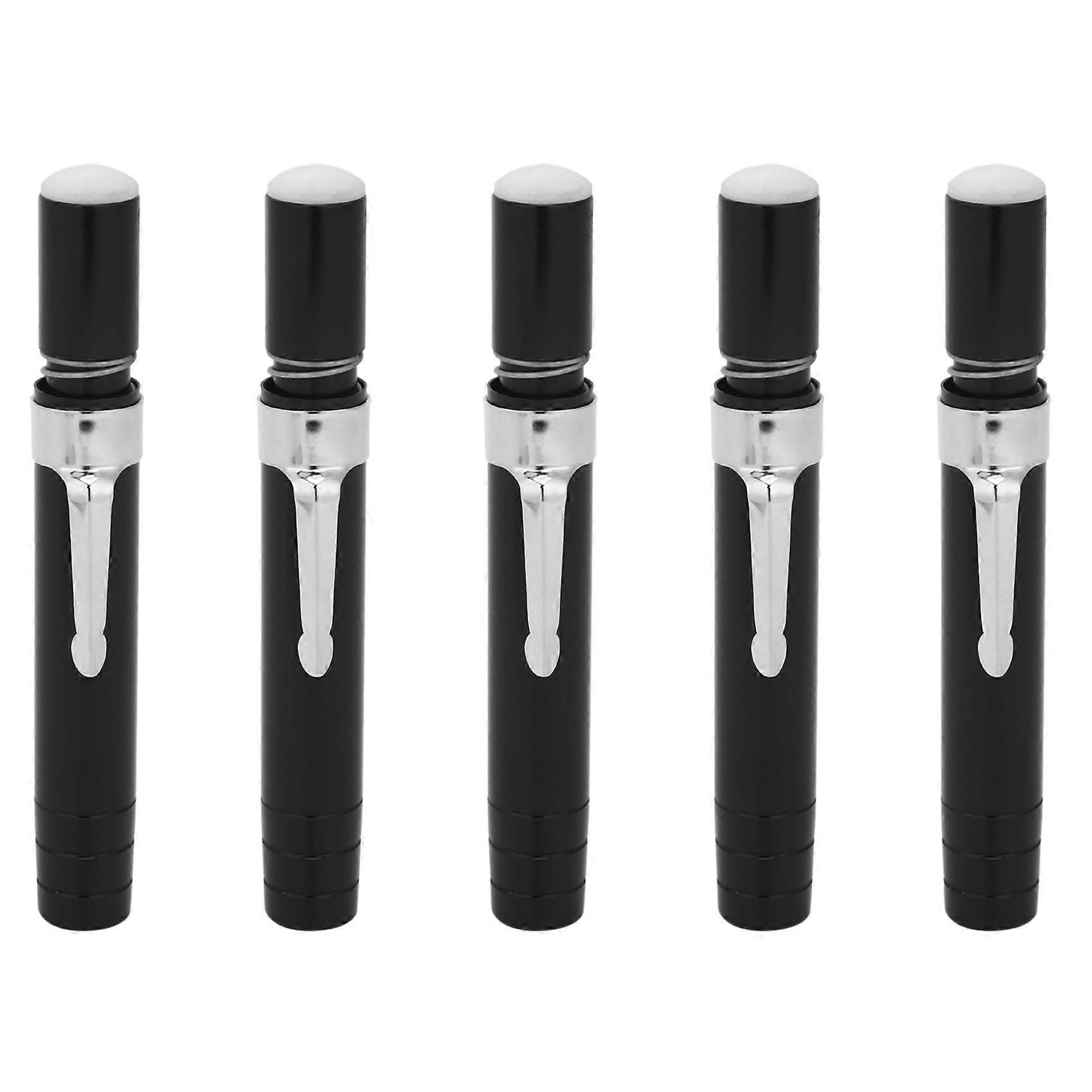 5 stk sort aluminiumslegering kridtholder holder (sort)