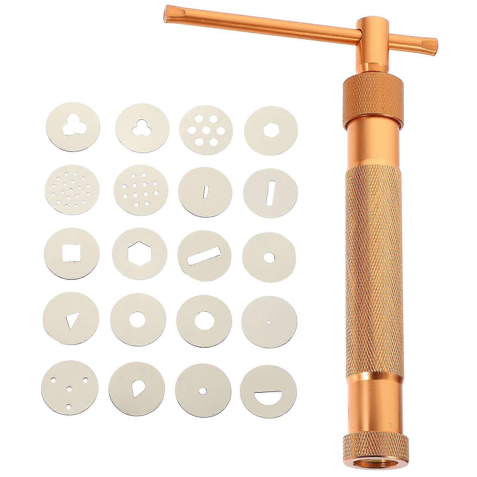 Squeeze Alloy Rotary Mold Tools Set Kit for Polymer Clay Art