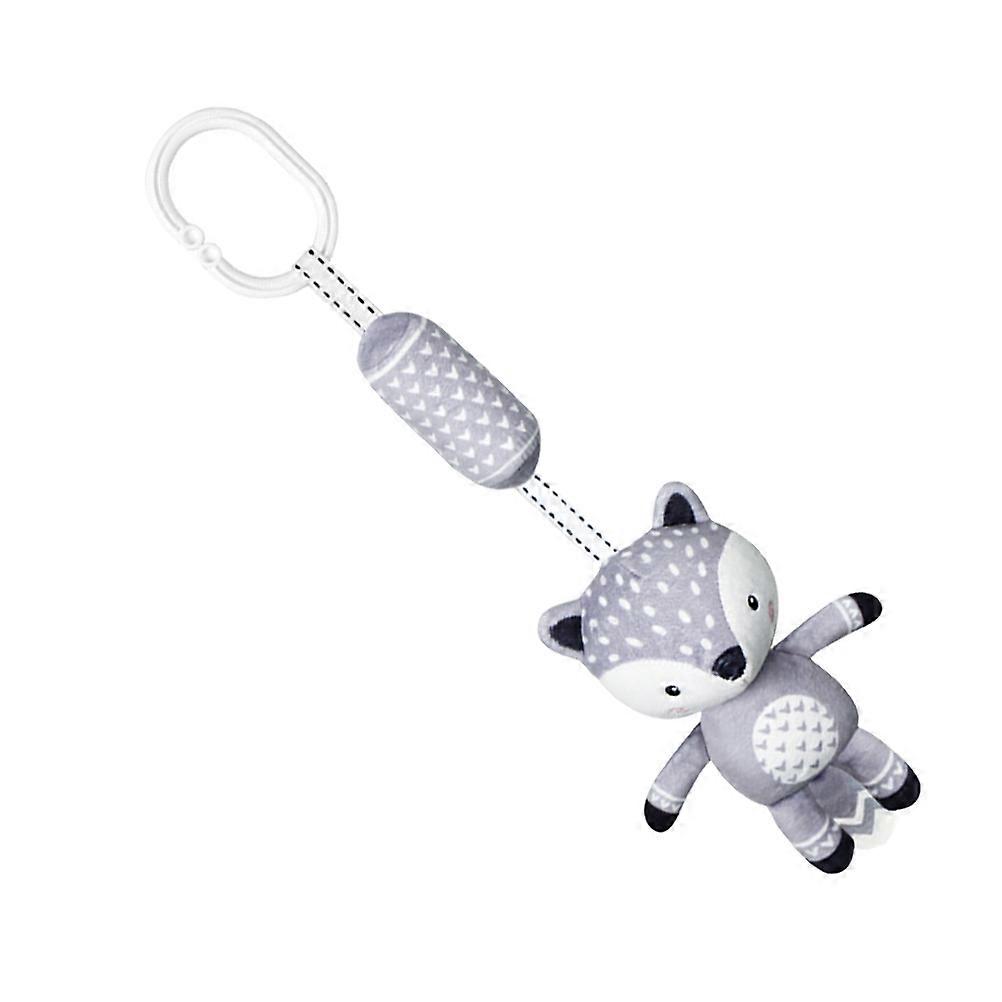 Plush Grey Wind Chime Hanging for Infant Play