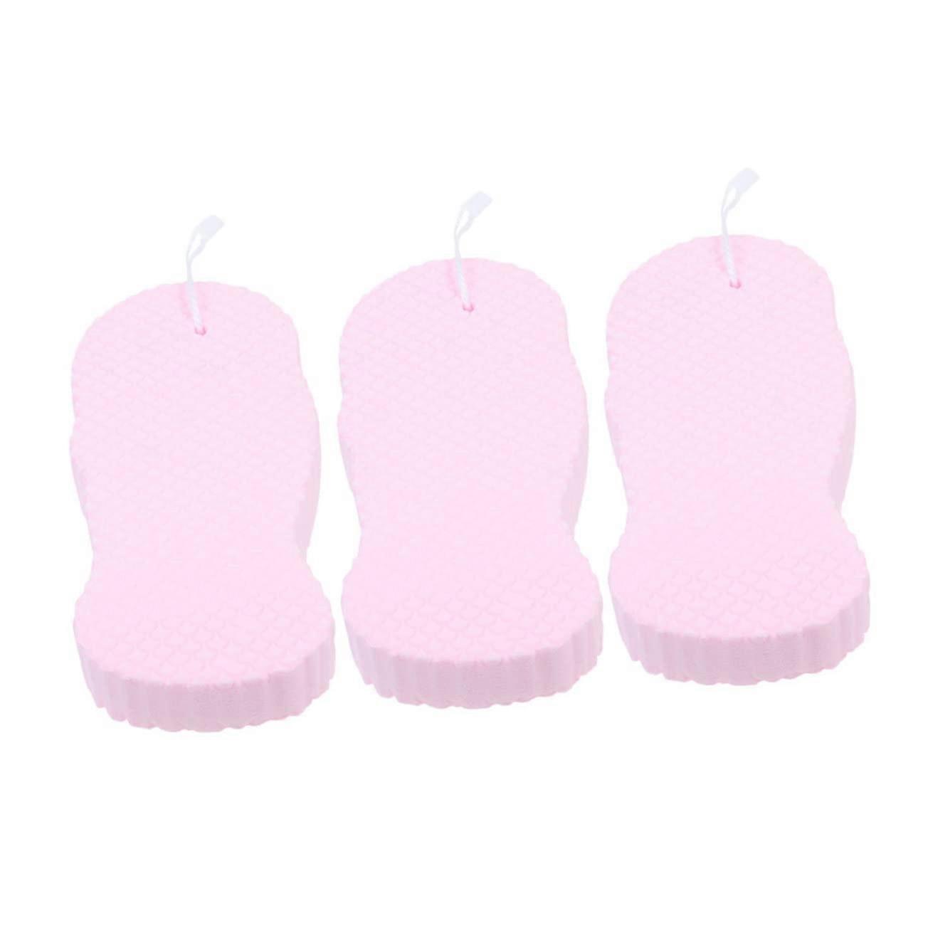 Bath Sponge Set 3pcs Soft Exfoliating PVA Material Gentle Body Cleansing for Sensitive Skin