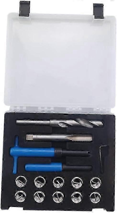 15Pcs M16 X 2 Thread Repair Kit Compatible with Helicoil for Damaged Threads -LL
