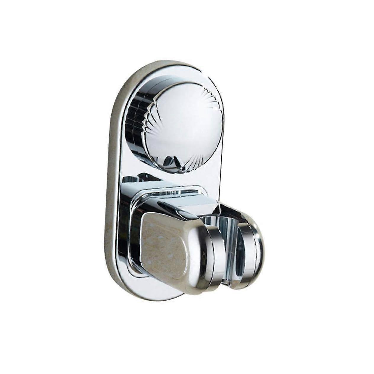 Adjustable Suction Cup Shower Head Holder with Strong Vacuum Grip Removable Wall Mount for Bathroom