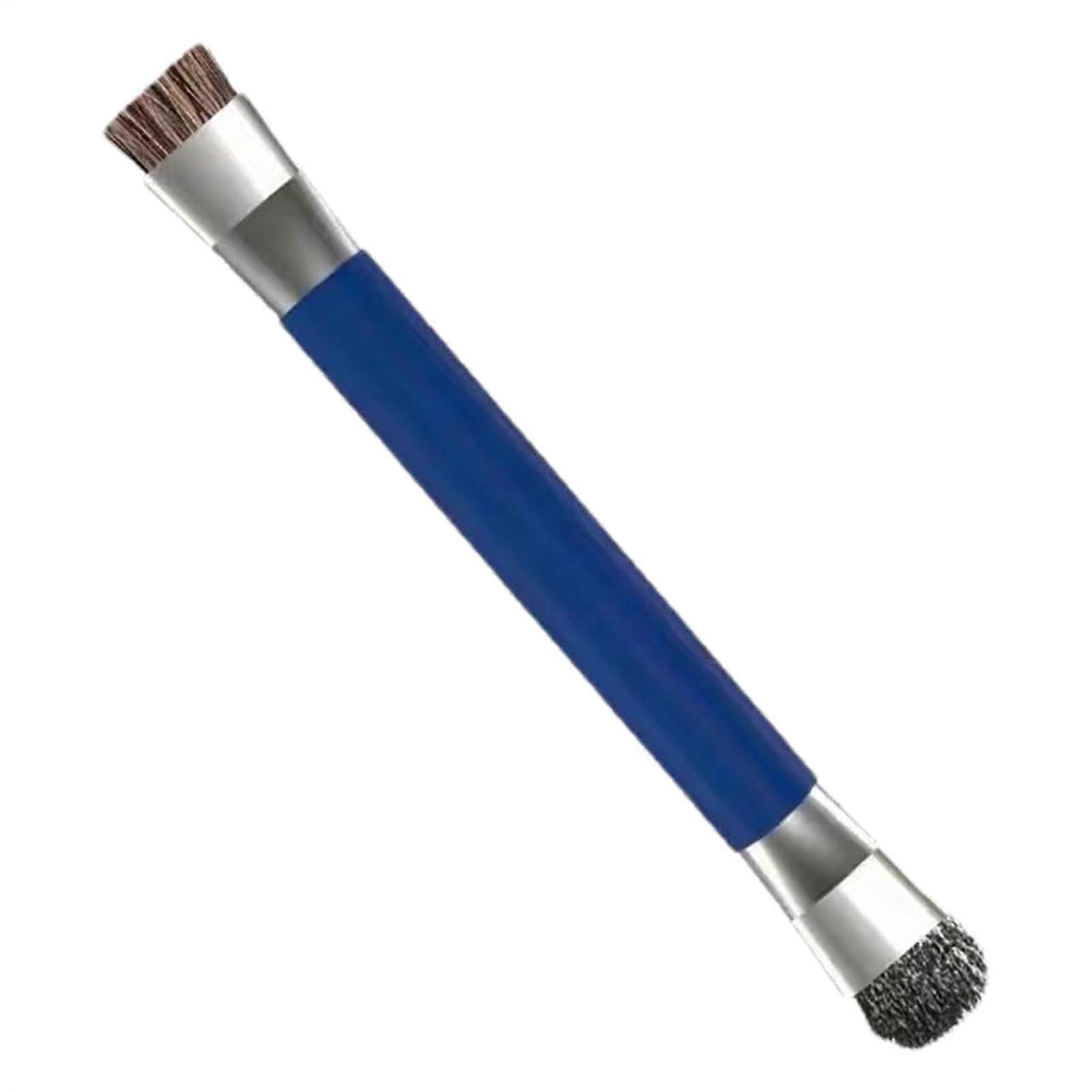 Anti Static Brush DualHead for Computer Keyboard and Small Electronics Cleaning Dust Removal Blue