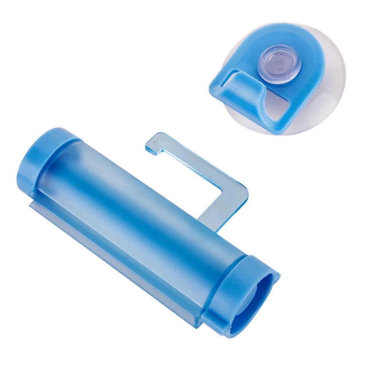 5pcs Toothpaste Squeezer with Holder, Ergonomic Rolling Tube Squeezer for Bathroom and Hotel Use