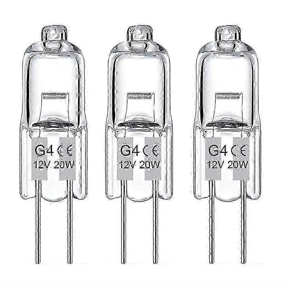 20W 12V G4 Halogen Bulbs 20-Pack Warm White Edition 0118