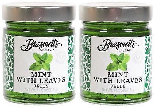 Braswell's Mint Jelly med blader 2 Pack