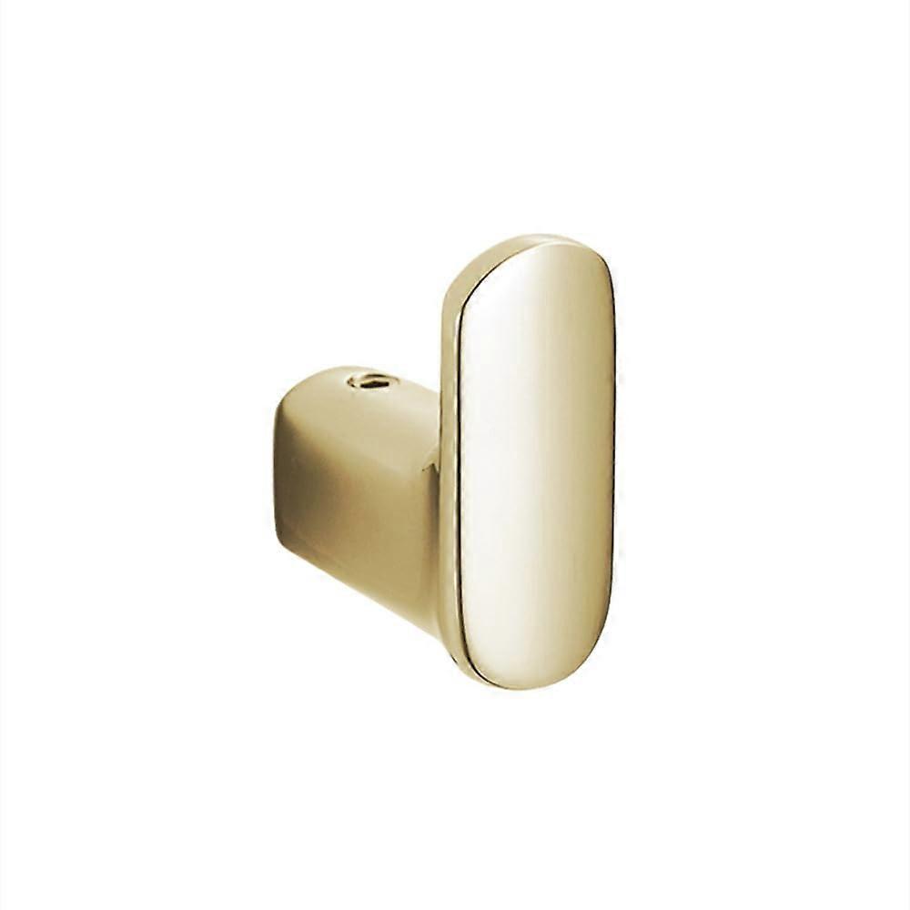 Wall Mounted Coat Hooks, Modern 2 Hook Chrome Robe Hanger with Space Saving Design for Bathroom
