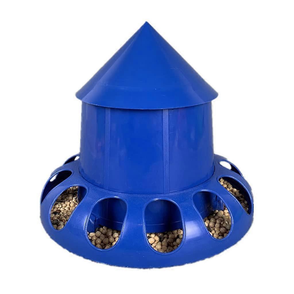 Poultry Feeder Large Capacity Automatic Chicken Feeder for Ducks Pigeons Hanging Easy Clean