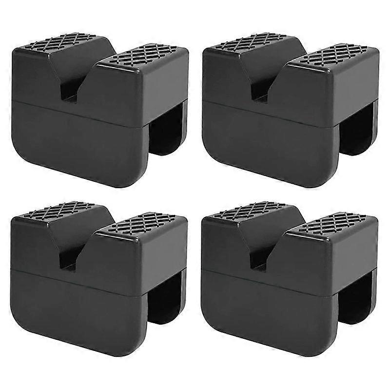 Jacks Stand Pads, Universal Rubber Jacks Pad Adapter, Rail Pinch Welds Protector, 4 Pack