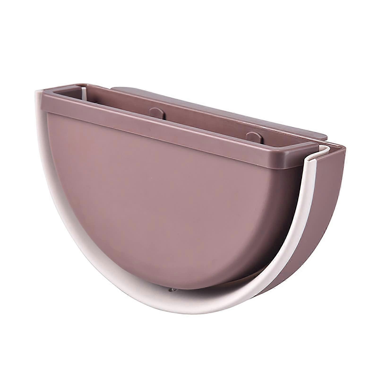 Mini Trash Can with Foldable SpaceSaving Design, Hanging Small Trash Bin for Kitchen, Car, Office