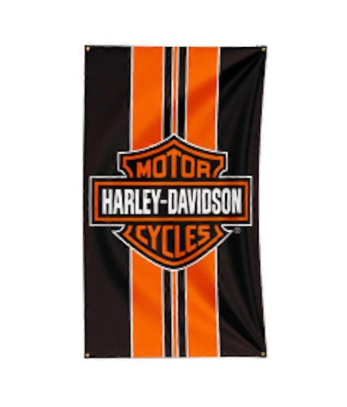 Drapeau avec logo Harley Davidson CC0022