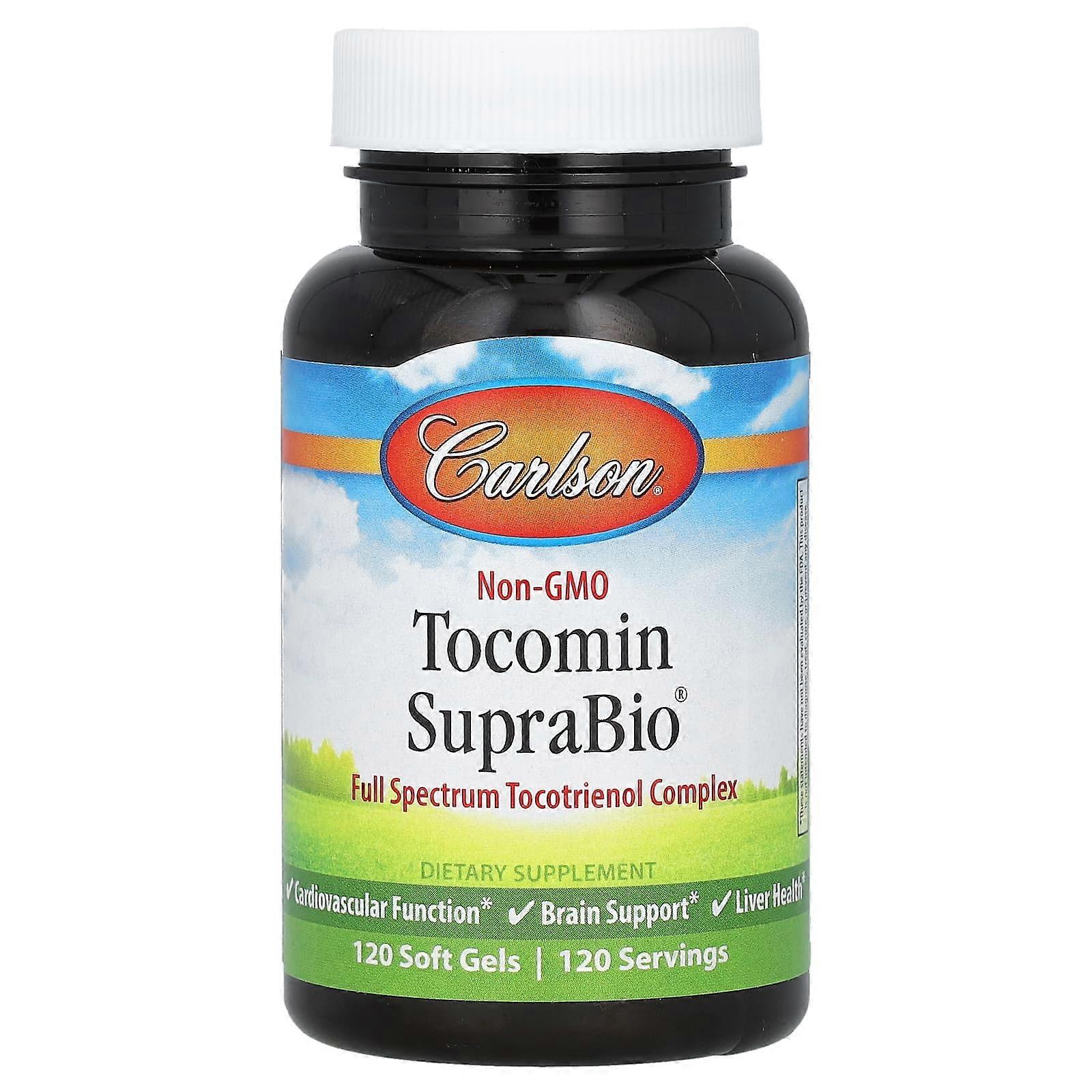 Carlson Labs, Tocomin SupraBio, 120 Soft Gels