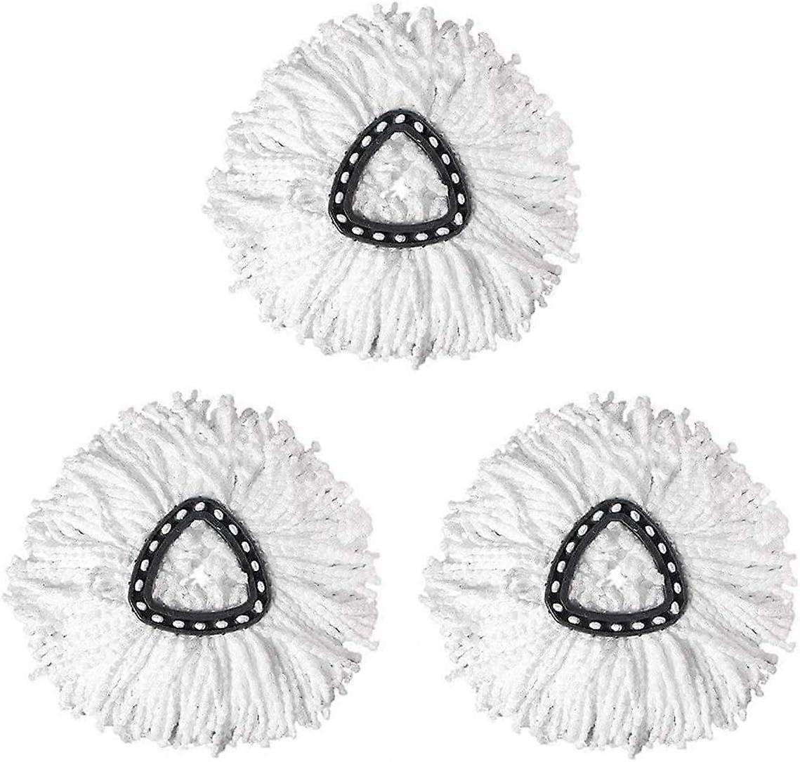 Pack Mop Replacement Heads Compatible with Spin Mop, Microfiber Spin Mop Refills, Easy Cleaning Mop Head Replacement