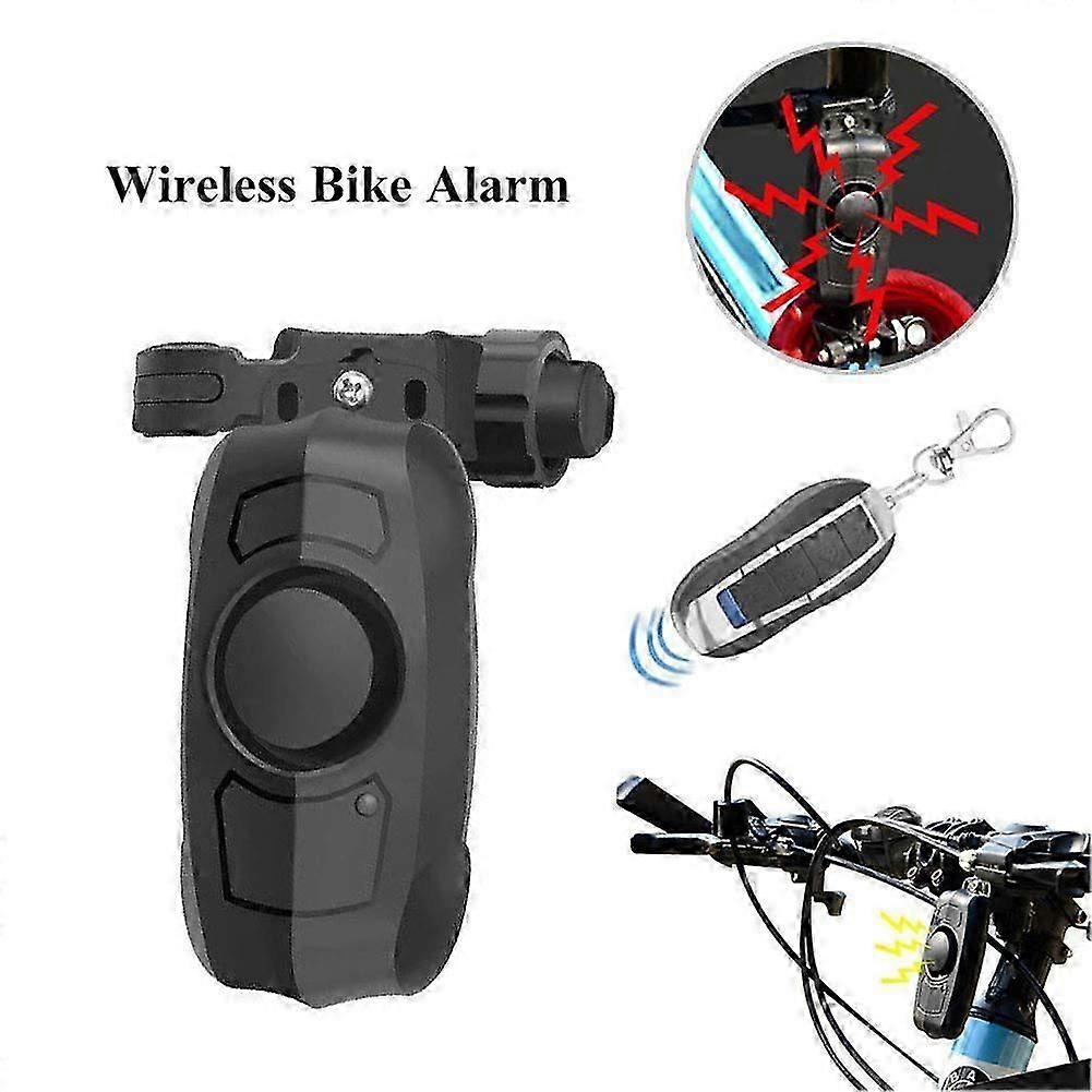 Cycling security lock with vibration sensor alarm