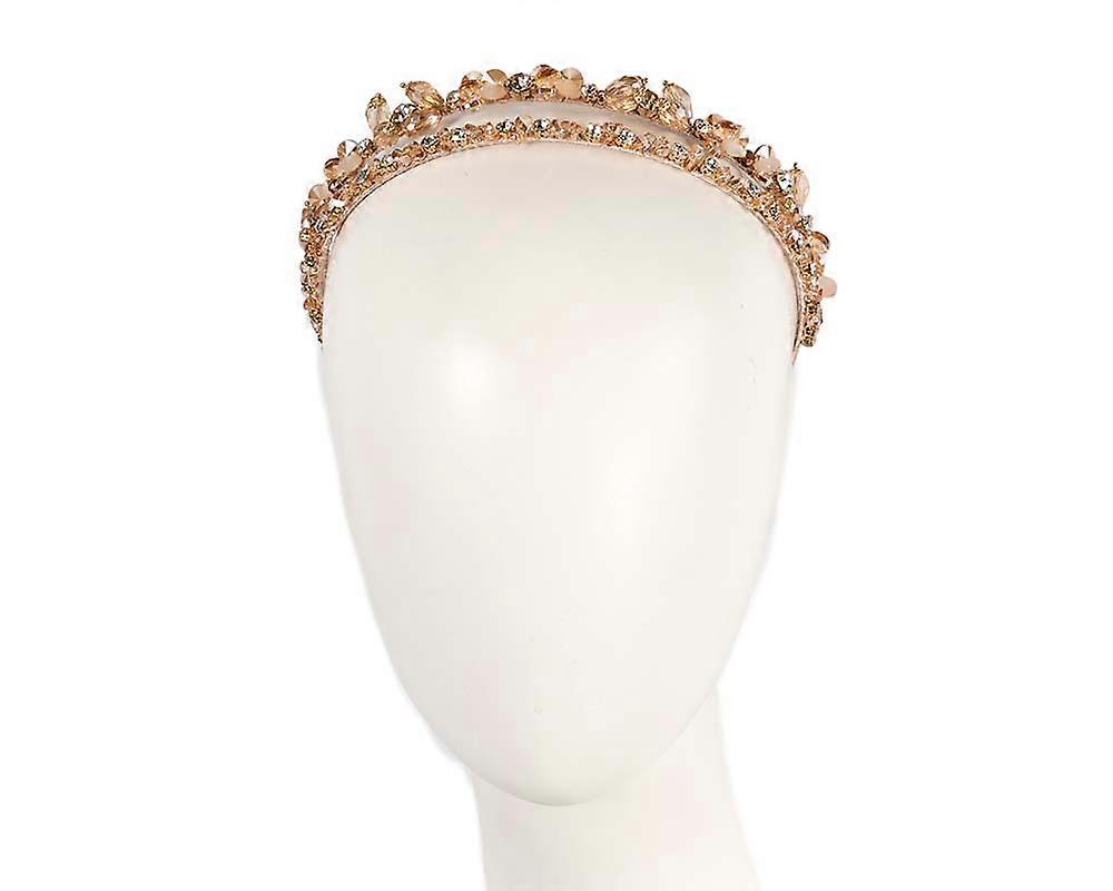 Fascinator in oro sottile e lucido CU681GLD