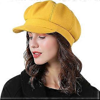 Koord Newsboy cap dames - 100% katoenen voering - stretch voering band - krantenverkoper cap gemaakt van synthetische vezel stof