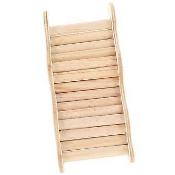 Échelle en bois pour chinchillas, jouet d'escalade, lot de 4, beige, accessoires pour petits animaux de compagnie