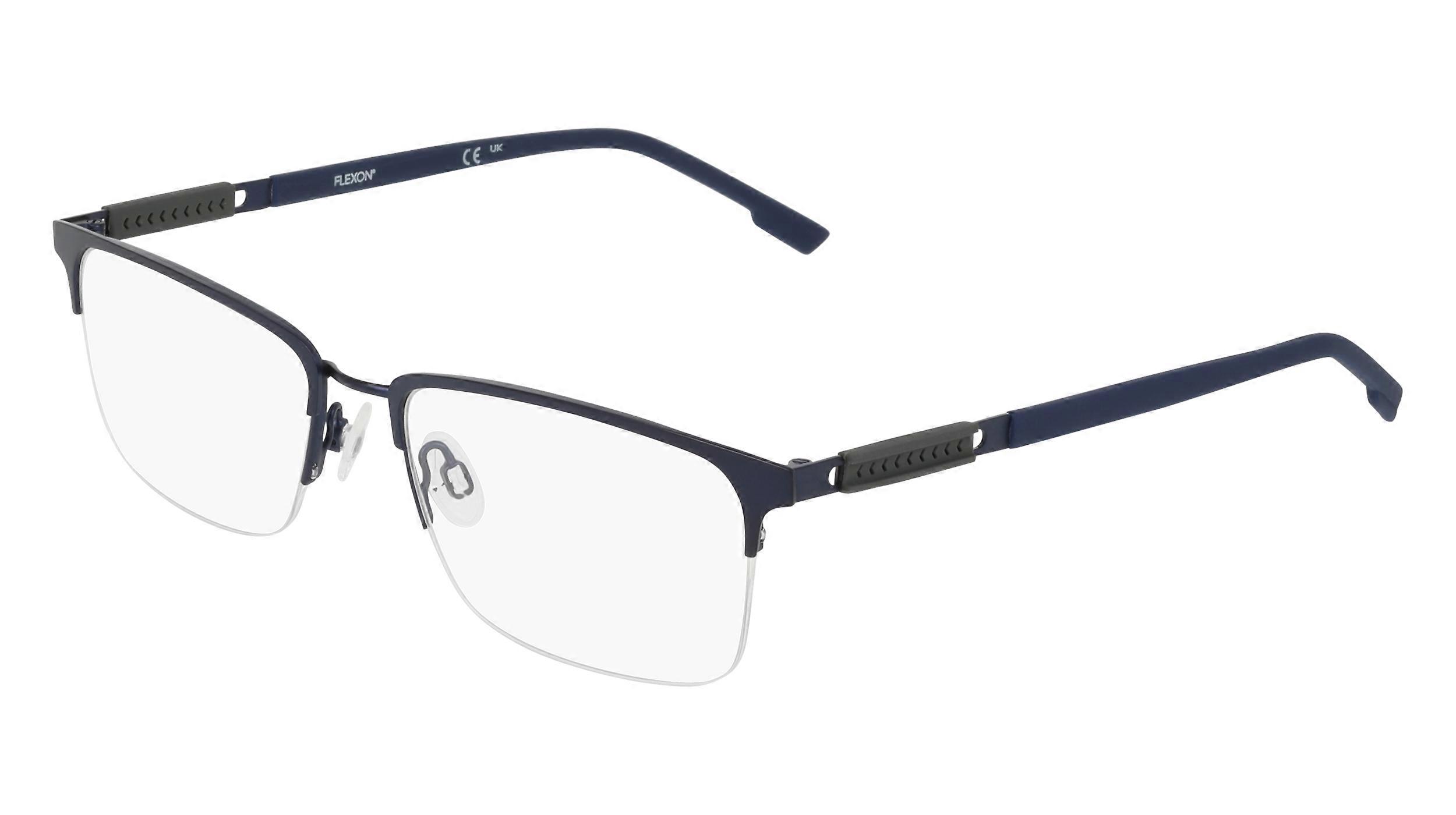 Eyewear Frames FLEXON FLEXON E1162 418 MATTE NAVY 54/17/145 MALE