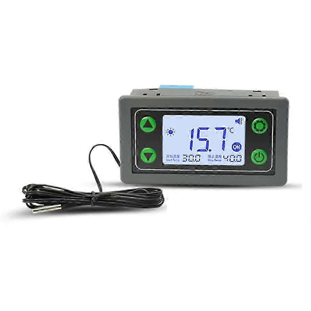 30A Remote Temperature Controller APP Digital Display Intelligent Temperature Regulator with Probe No Wifi