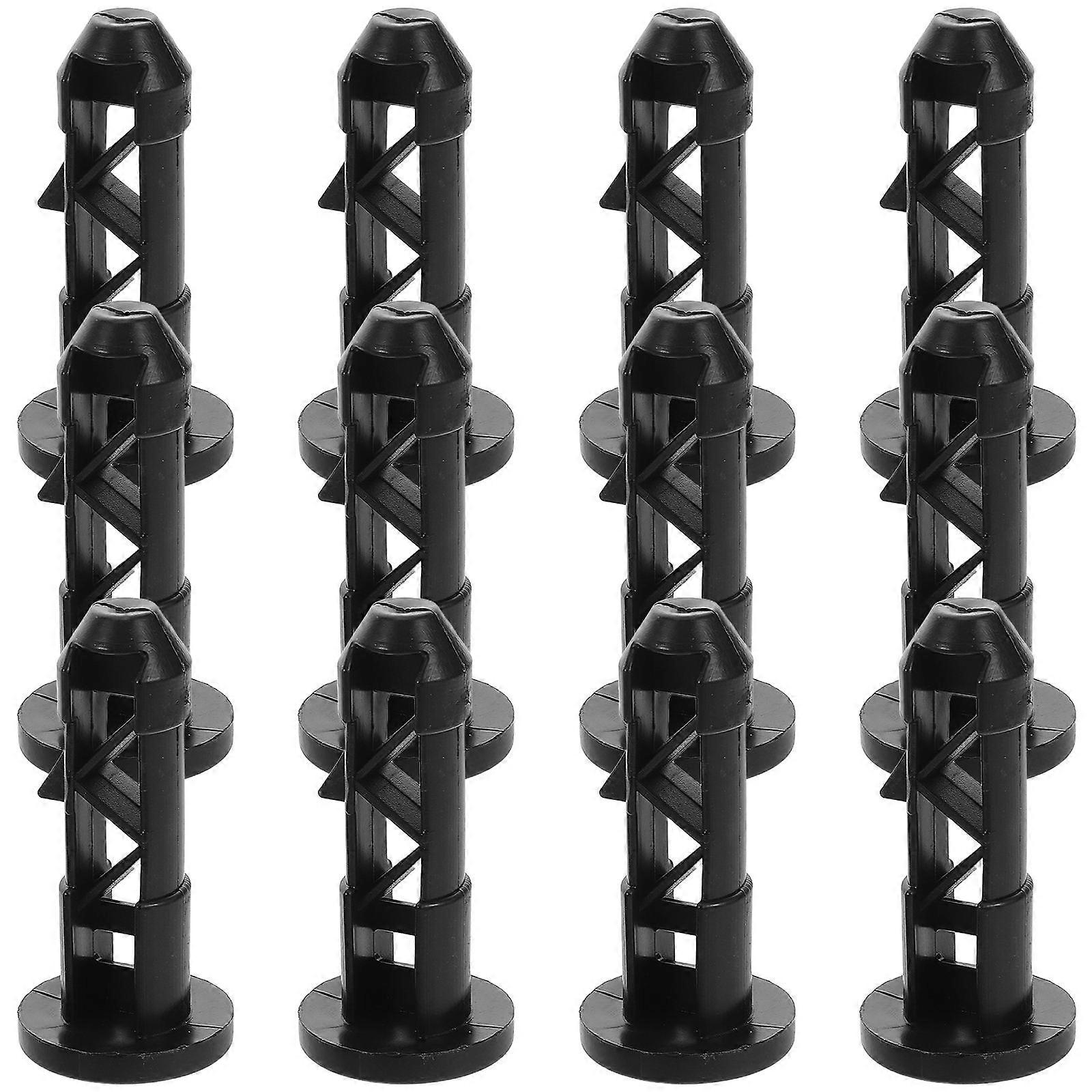 Trash Bin Lock Plastic Latch 12Pcs for Garbage Can Accessories