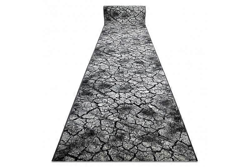 Runner SILVER Terra cracked ground grey 80cm