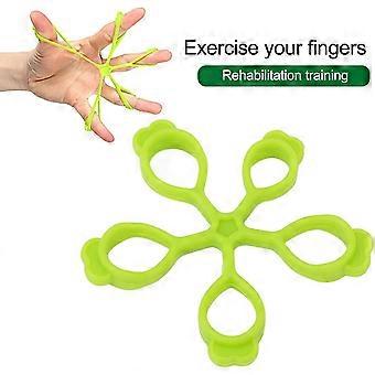 Fingerstrecker aus Silikon, Flexibilitätstraining zur Stressreduzierung für Büroangestellte (Grün, 4 kg)