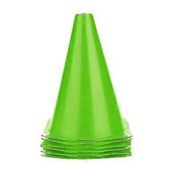 2pcs 18cm Football Training Cone Plastic Soccer Cone Markers Football Marking Holder Accessory Green