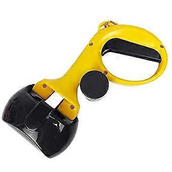 Pet Waste Scooper for Dogs and Cats, ABS Poop Scooper with Anti-Slip Handle, Indoor Outdoor Lawn Use, Portable with Hook, 1 Pack