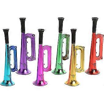 Metallic Trumpet Toys - 6pcs Kid Trumpet Instrument for Parties and Events