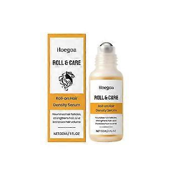 Roll & Grow Roll-on Hair Growth Serum with Batana, Rosemary & Biotin - Natural Scalp Treatment for Men & Women - Non-Greasy Easy Application - 30 ml