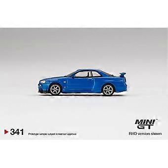 MINI GT BAYSHORE BLUE 1:64 GT-R Skyline R34 V-Spec II car model