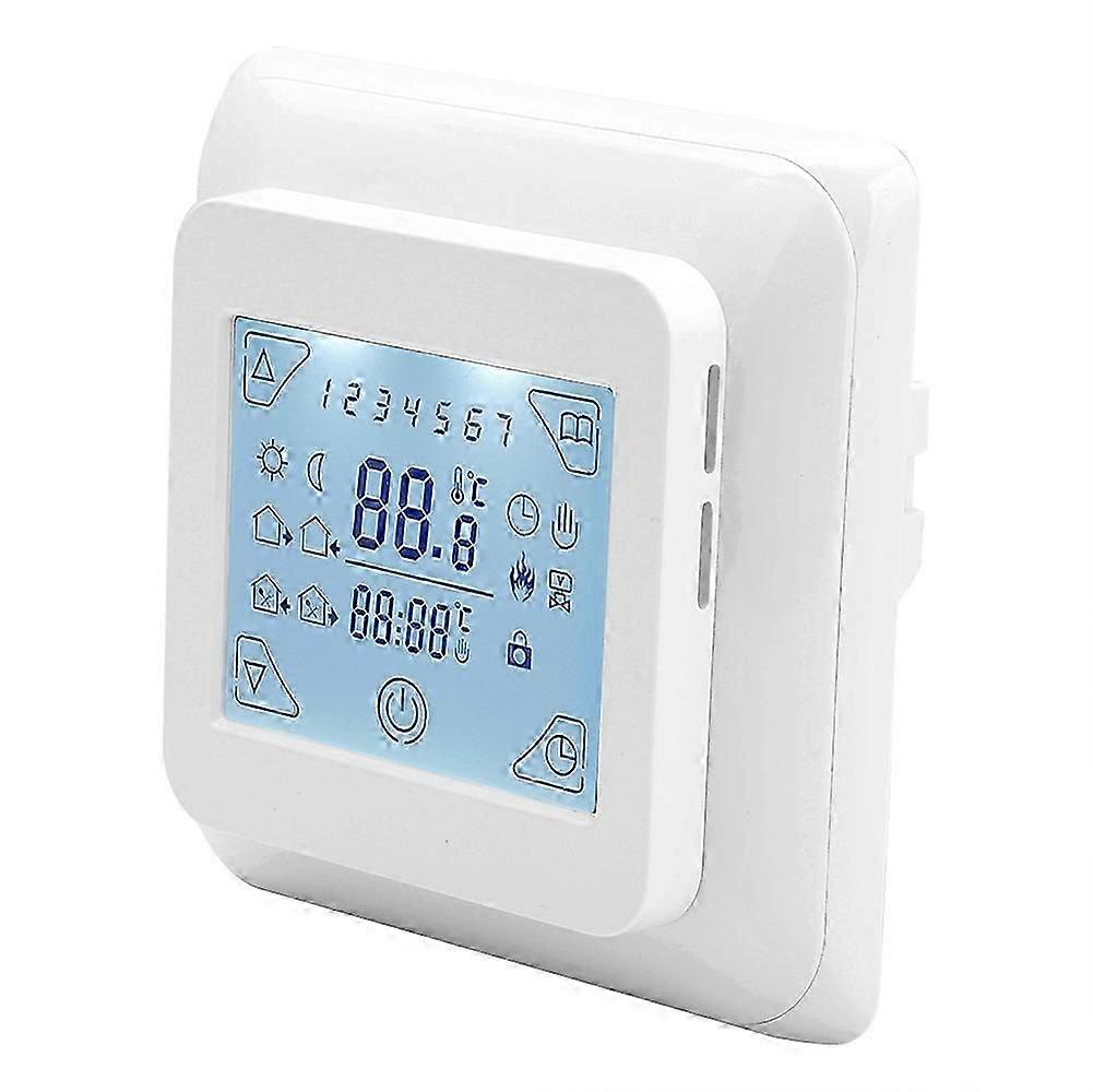 Programmable Floor Heating Thermostat with LCD Touch Screen Controller