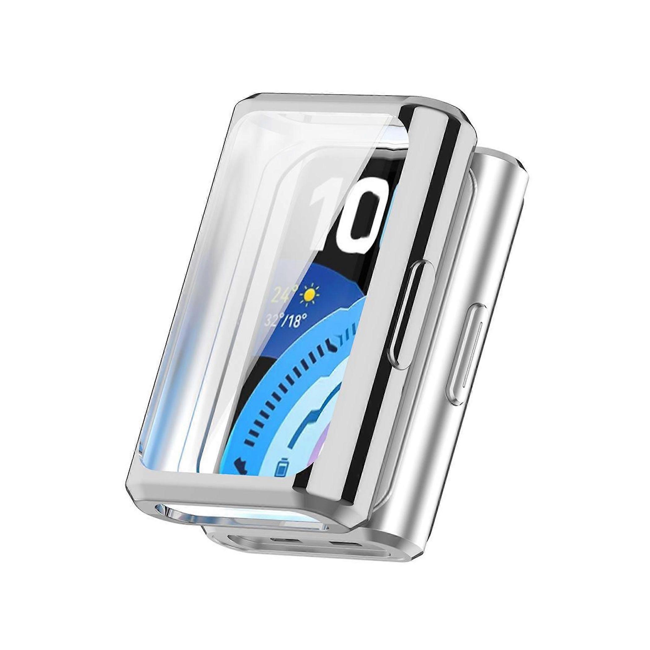 Smartwatch TPU Case for Huawei Band 11 Pro Full Cover Screen Protector Silver