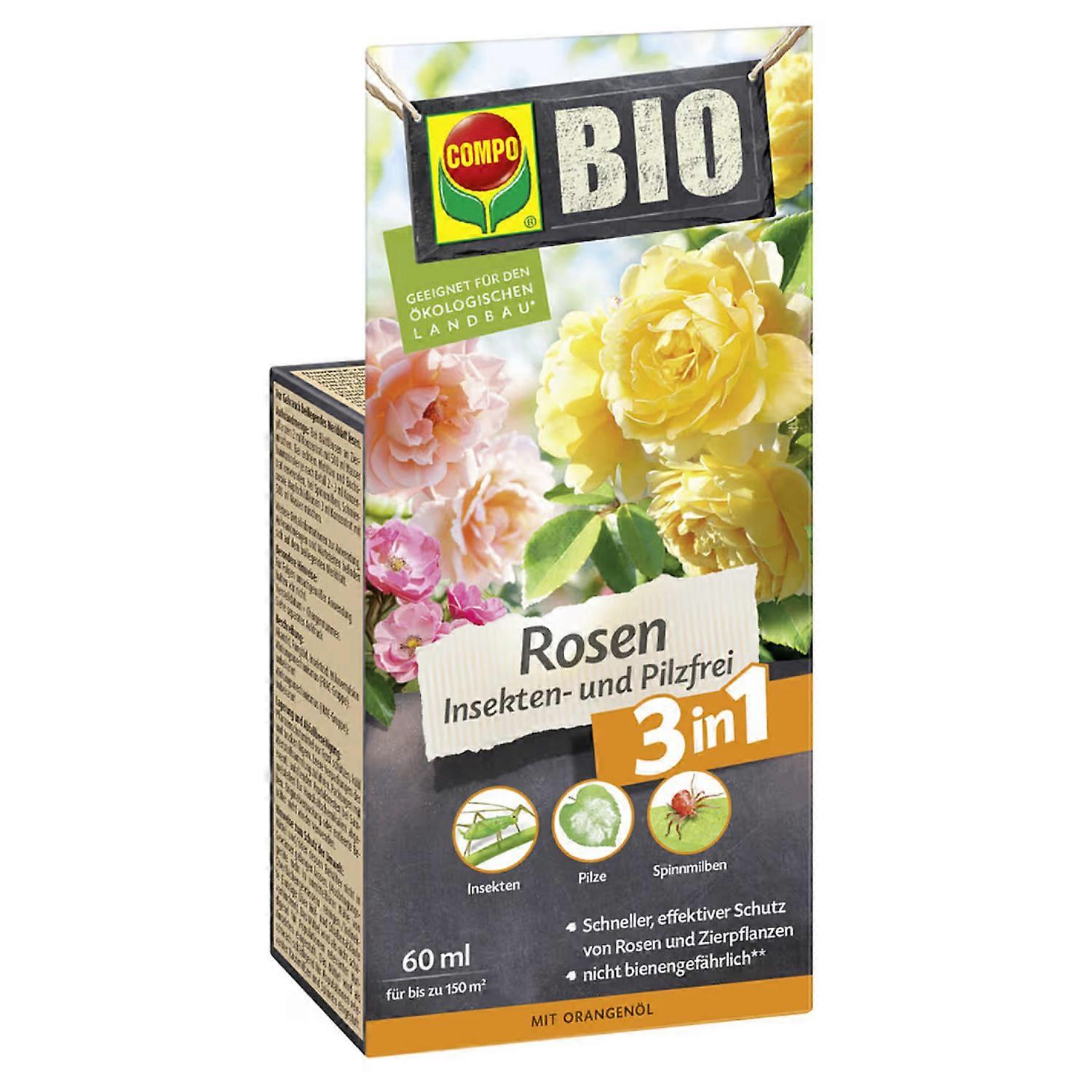 COMPO Rose senza insetti e funghi, 60 ml