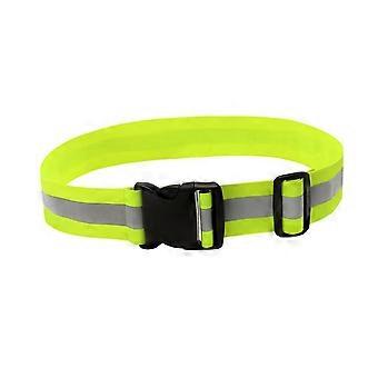 Reflective Running Belt  Visibility Adjustable Safety Waistband for Night Running and Cycling Ref: 8549