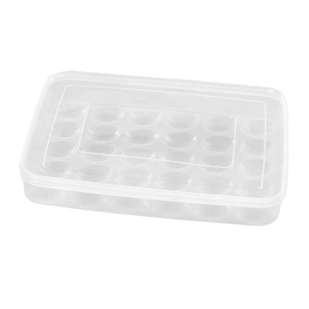 Plastic Egg Holder Egg Container for Storage Use 3Pcs with Cover