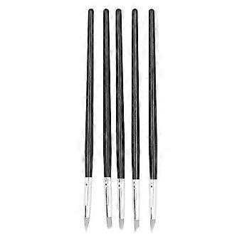 Siliconen Klei Sculpting Tool Draagbare Aardewerk Klei Color Shaper Modeling Tool SetBlack