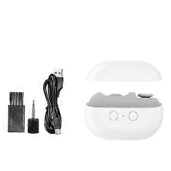 2-i-1 USB genopladelige elektriske negle klipper og polermaskine med LED-lys automatisk manicure værktøj