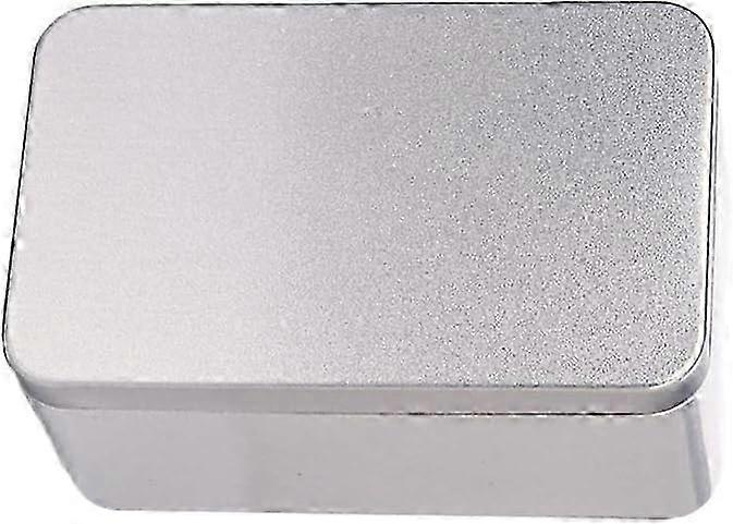 Rectangular metal box - Tinplate - 13 x 8 x 6 cm
